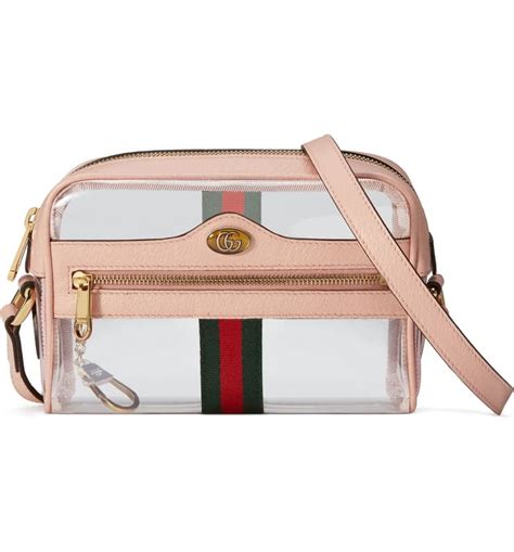 gucci transparent bag sale|gucci ophidia transparent bag.